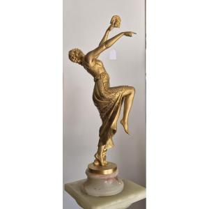 Danseuse au masque (Joseph Emmanuel  Cormier 1869-1950 )