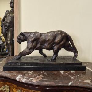 Bronze Panthère Marchant (BUGATTI REMBRANDT 1884-1916) 