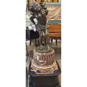 Bronze " Pierrot moqueur"(Frans JORIS 1851-1914)