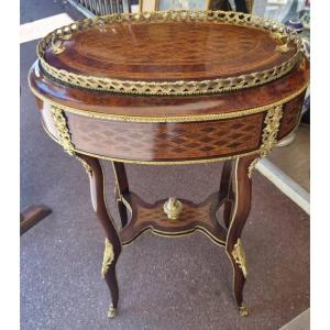 Napoleon III-style Marquetry Planter