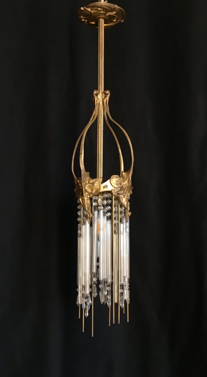 LUSTRE ART NOUVEAU GUIMARD-photo-1