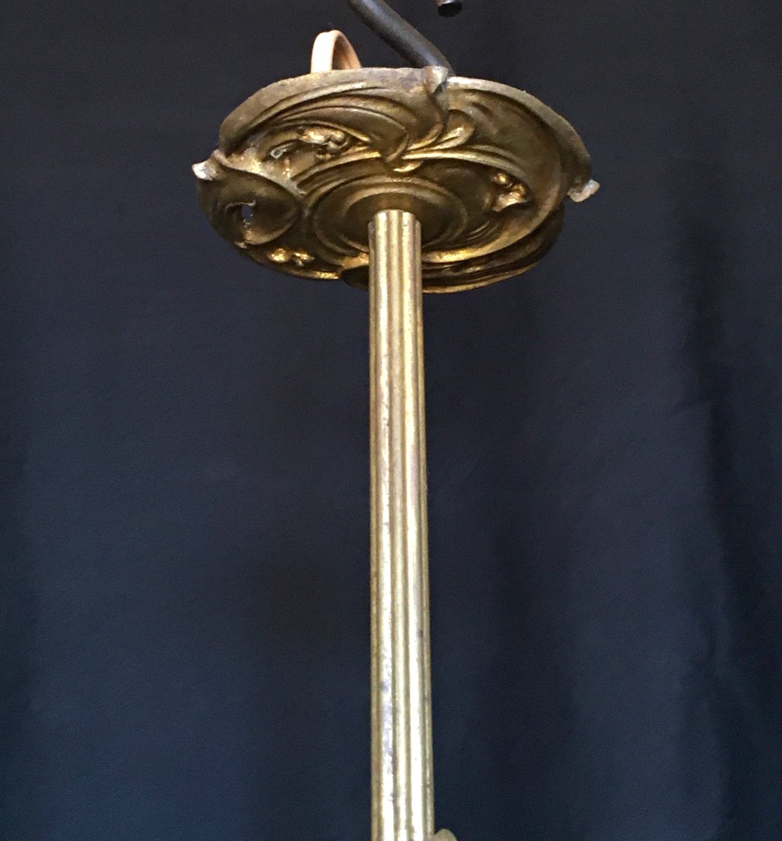 LUSTRE ART NOUVEAU GUIMARD-photo-2