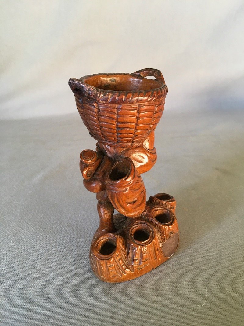 Carved Wooden Pyrogen, Late 19th Century-photo-2