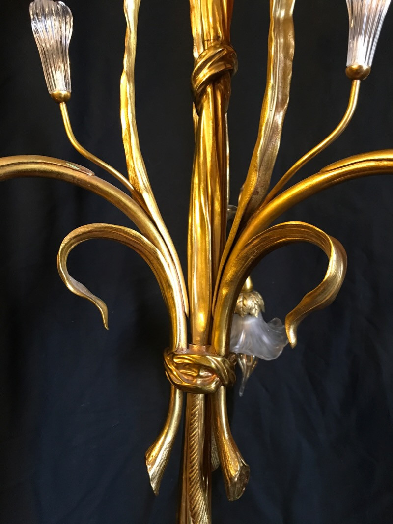 Art Nouveau Chandelier-photo-4