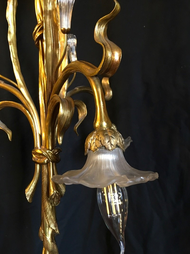 Art Nouveau Chandelier-photo-3