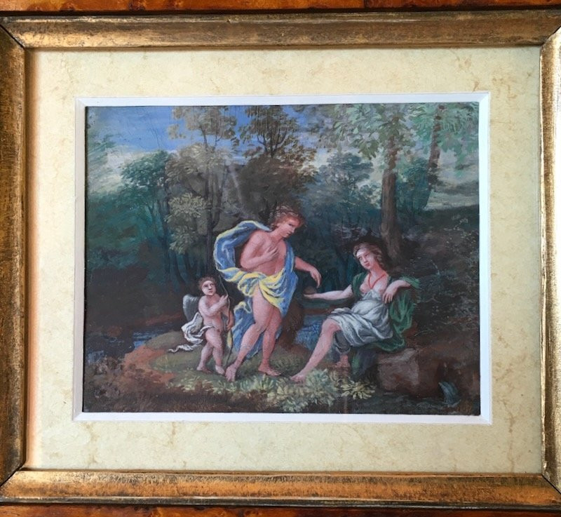 Petite Gouache XVIIIe-photo-3