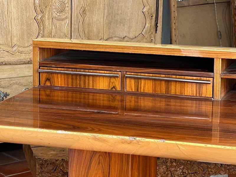 GRAND BUREAU VINTAGE ANNÉES 70 DESIGN ITALIEN-photo-1