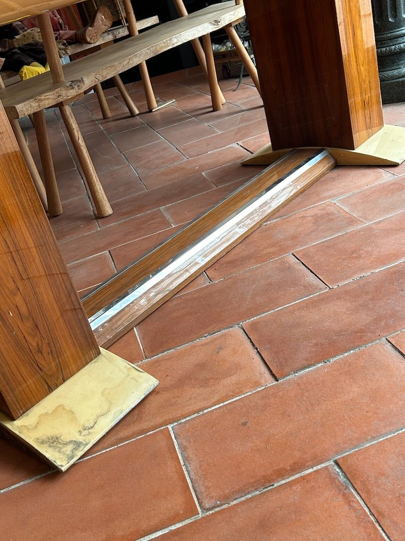 GRAND BUREAU VINTAGE ANNÉES 70 DESIGN ITALIEN-photo-4