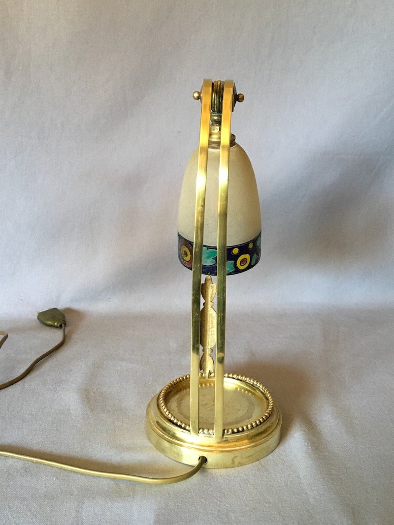 PAIRE DE LAMPES DE CHEVET ART DECO-photo-2