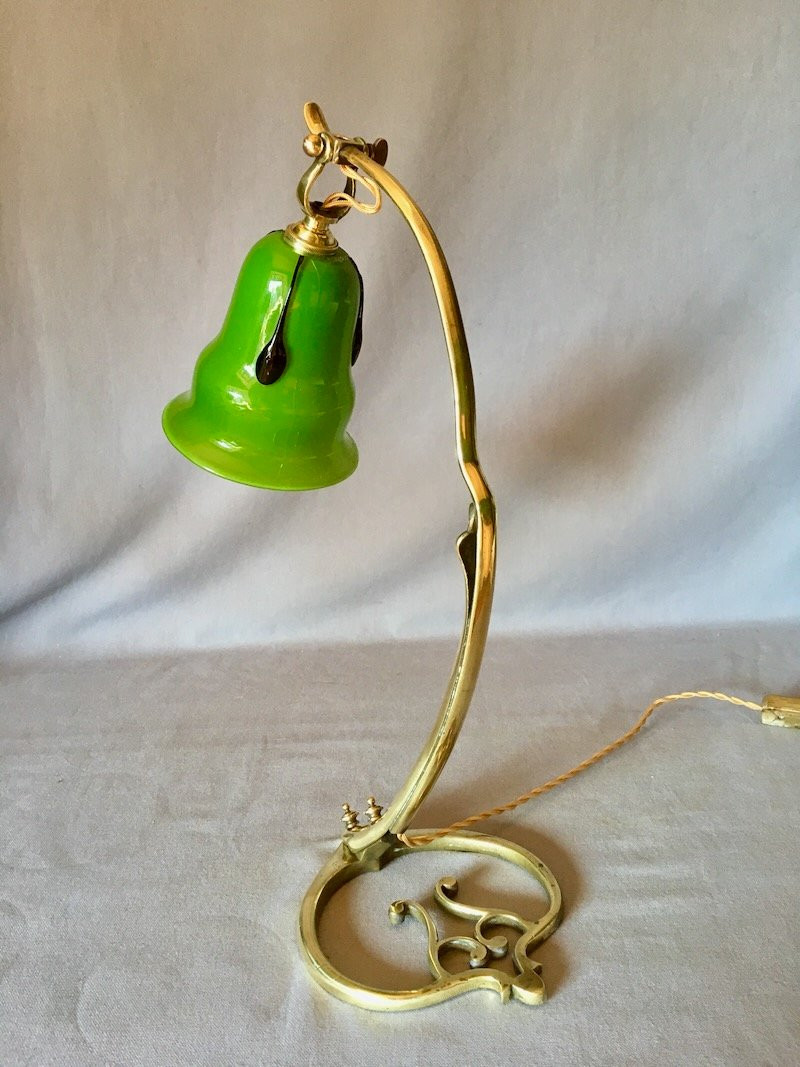 LAMPE / APPLIQUE COEUR ART NOUVEAU-photo-2