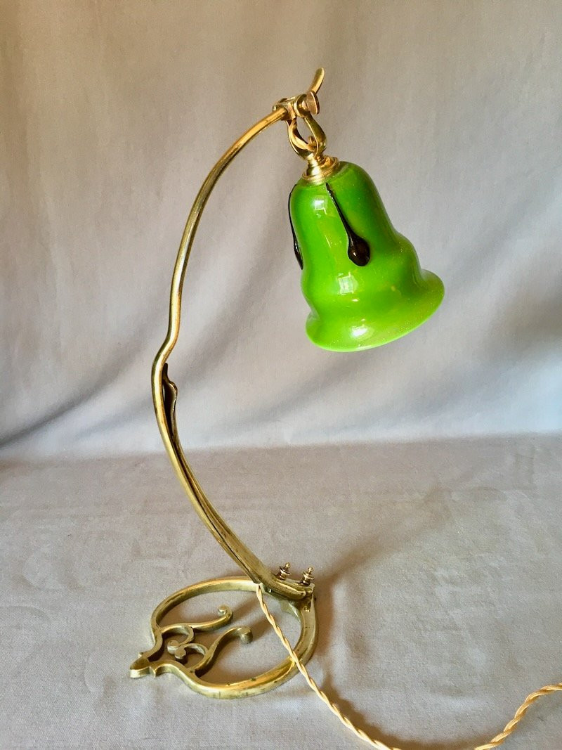 LAMPE / APPLIQUE COEUR ART NOUVEAU-photo-3