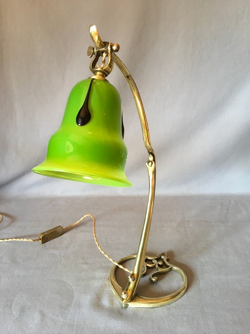 LAMPE / APPLIQUE COEUR ART NOUVEAU-photo-4