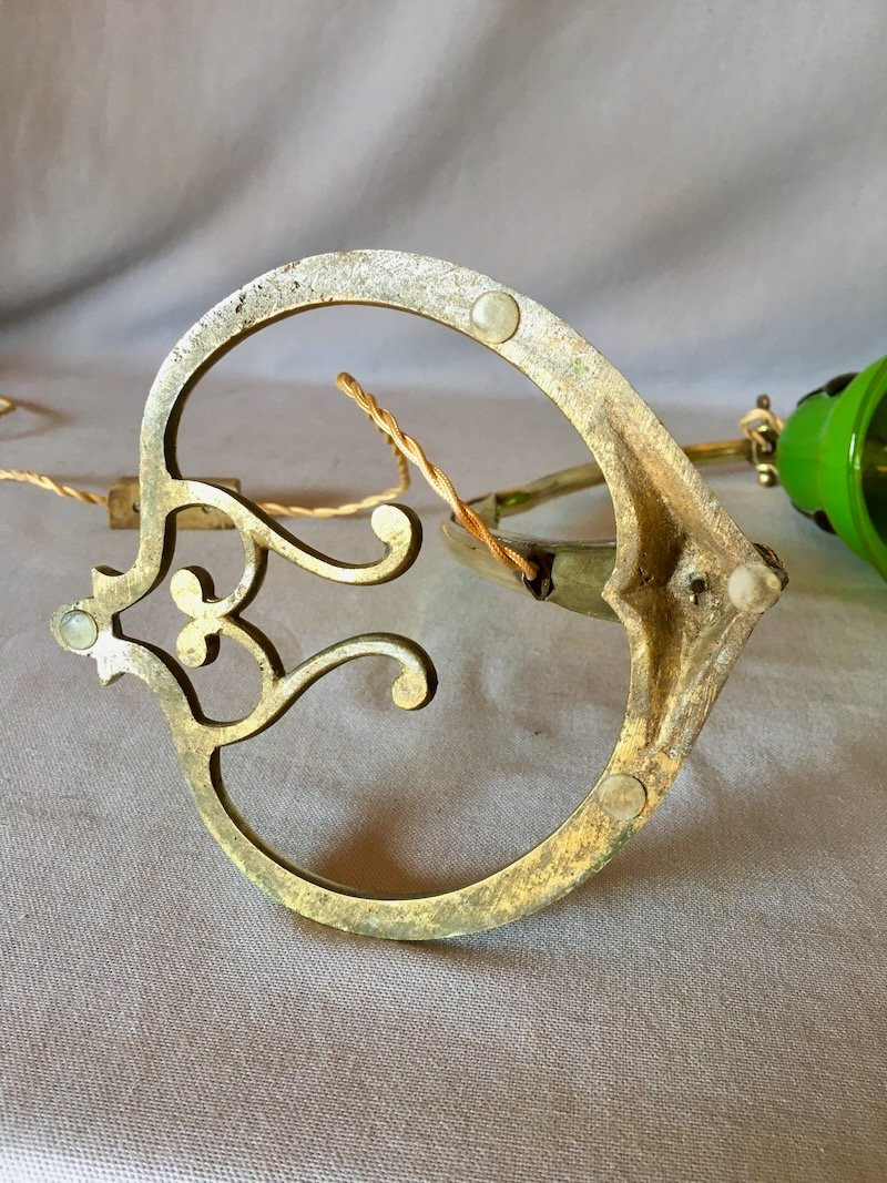LAMPE / APPLIQUE COEUR ART NOUVEAU-photo-2