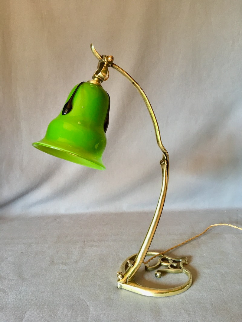 LAMPE / APPLIQUE COEUR ART NOUVEAU