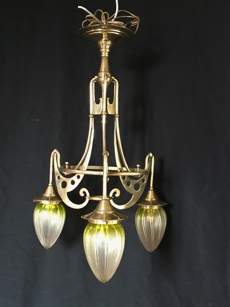 Art Nouveau Chandelier-photo-2