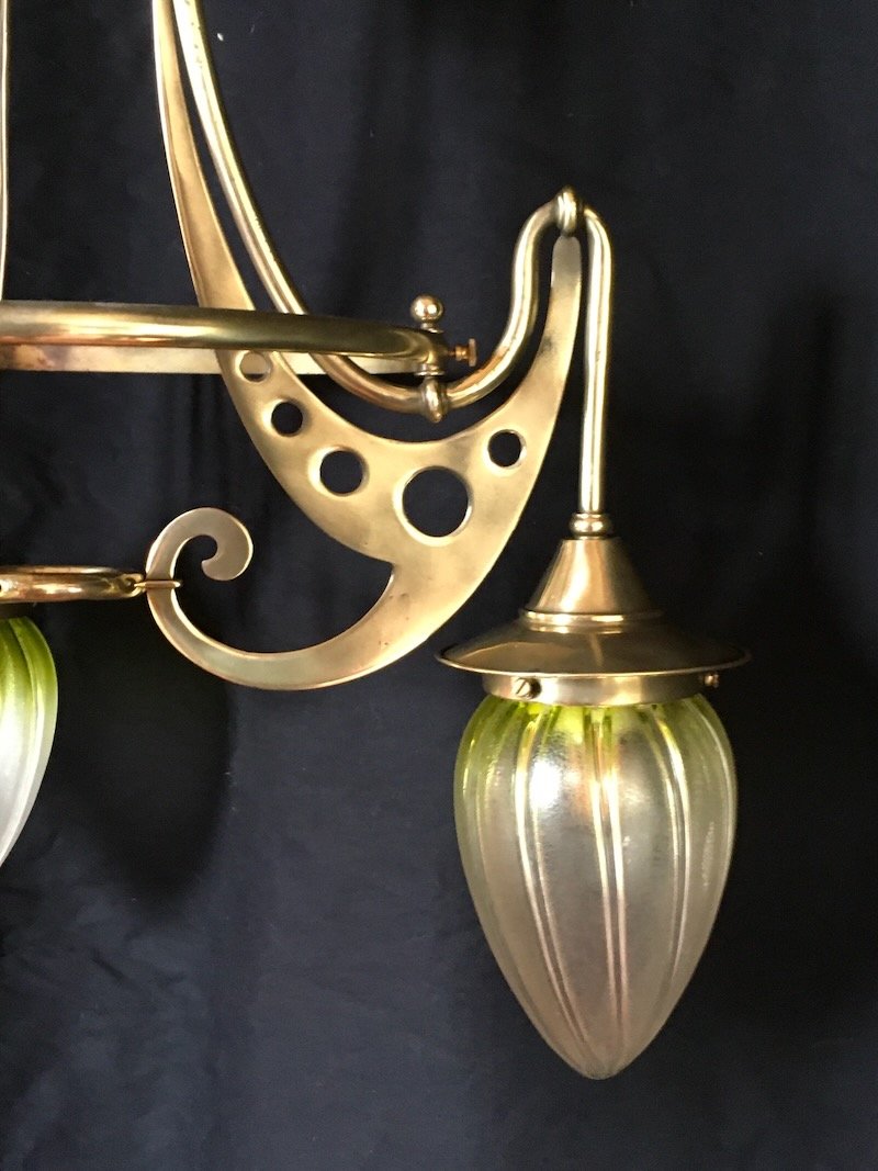 Art Nouveau Chandelier-photo-4