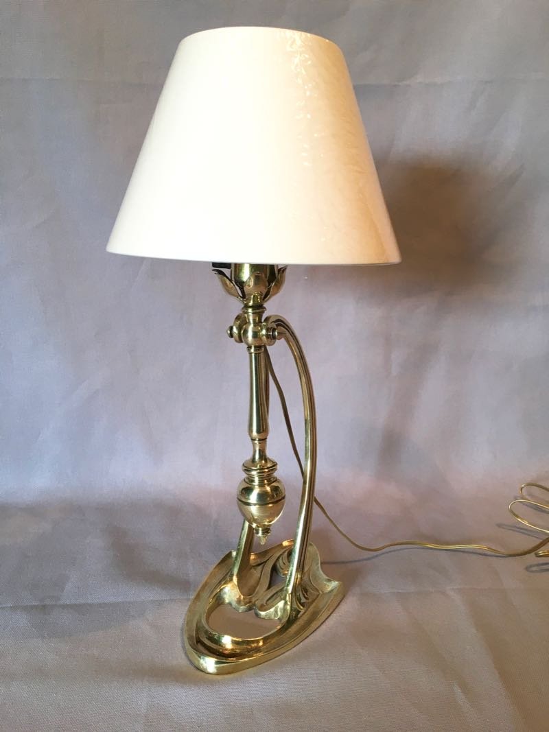 Lampe / Applique d' Epoque Art Nouveau-photo-2