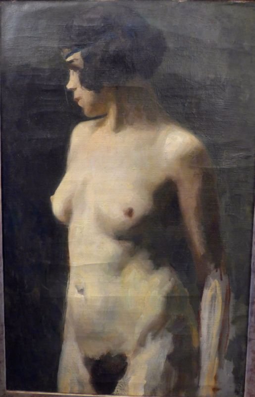 André Tondu: Nude Brunette Woman
