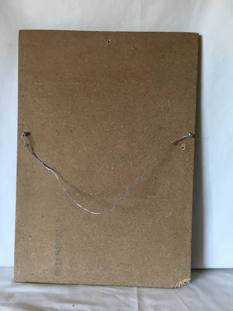 Tableau Huile Sur Panneau Portrait Jeune Femme Années 20-photo-4