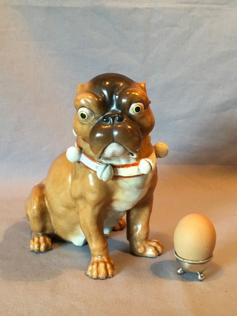 Grand Carlin En Porcelaine Dans Le Goût De Meissen XIXe