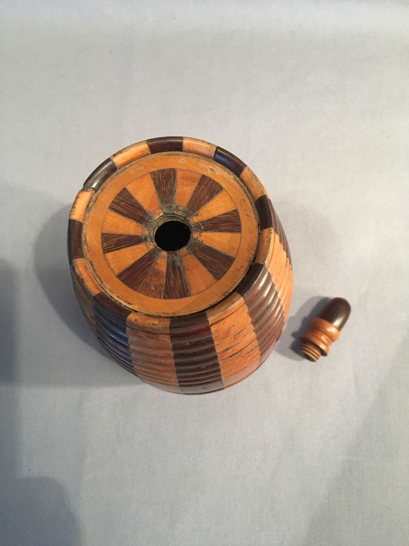 Turned Wooden Barrel-photo-3