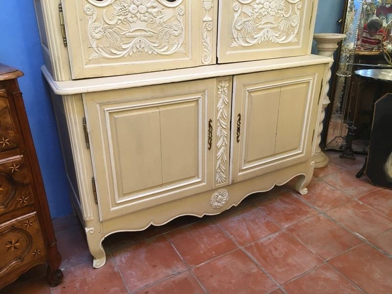 Buffet Two Corps Painted Late Eighteenth-early Nineteenth-photo-4