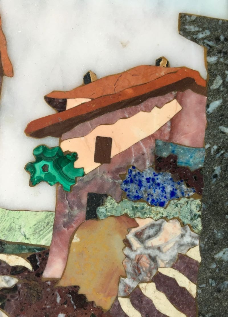 Tableau en Marqueterie de Pierres Dures Italie XIXe-photo-1