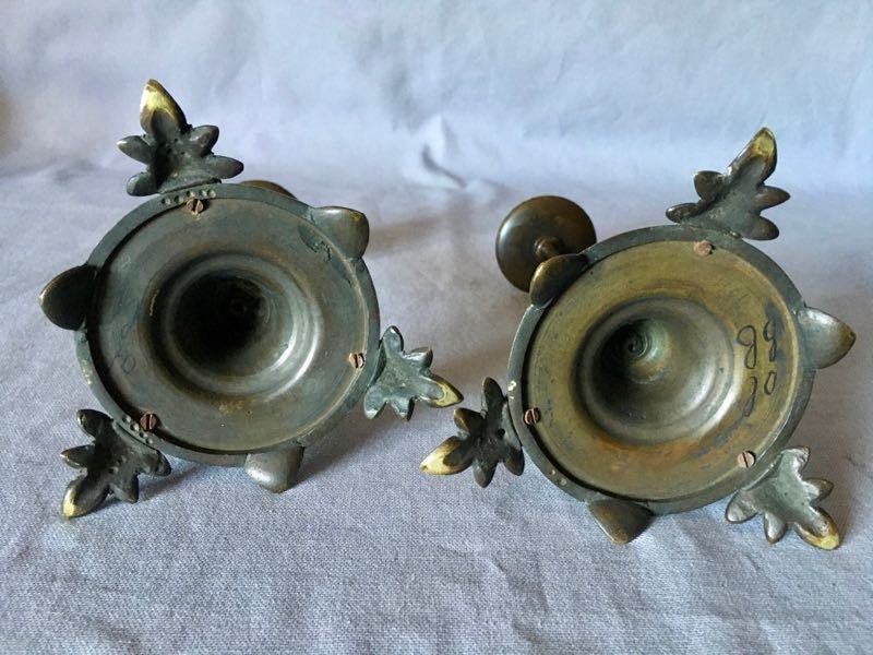 Pair Of Napoleon III Candlesticks-photo-2