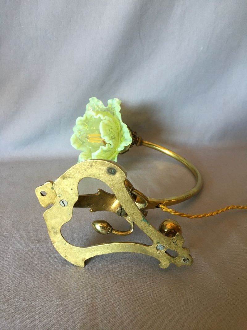 Lampe Art Nouveau Verrerie Ouraline-photo-2