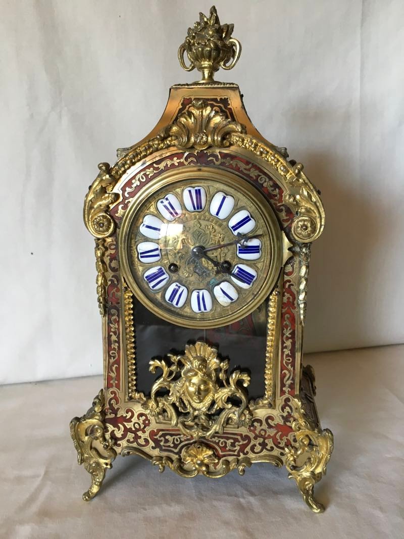 Napoleon III Boulle Style Clock