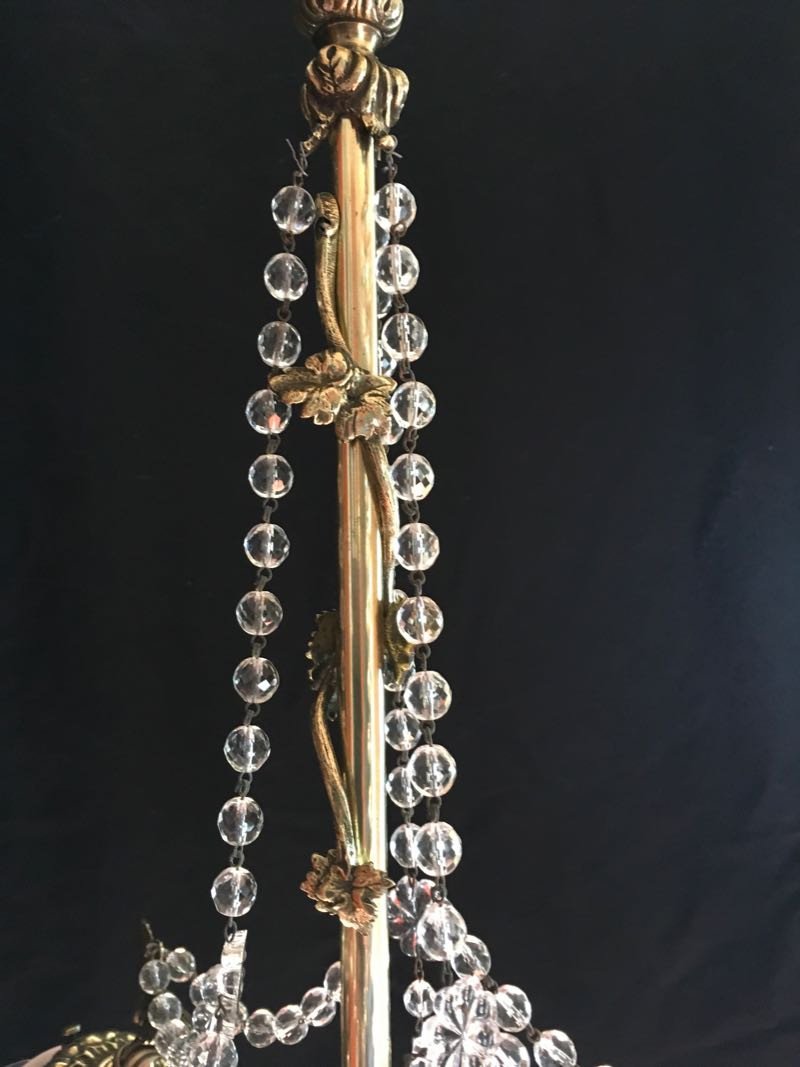 1900 Louis XVI Style Chandelier-photo-3