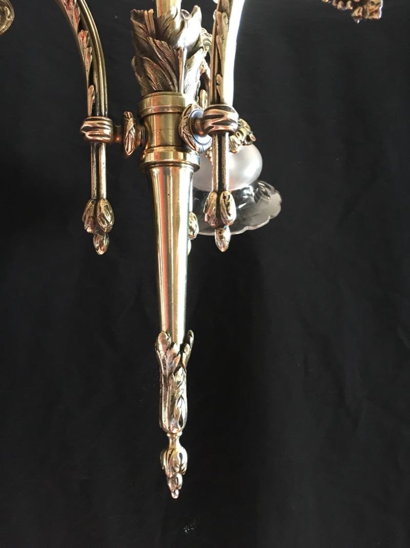 1900 Louis XVI Style Chandelier-photo-3