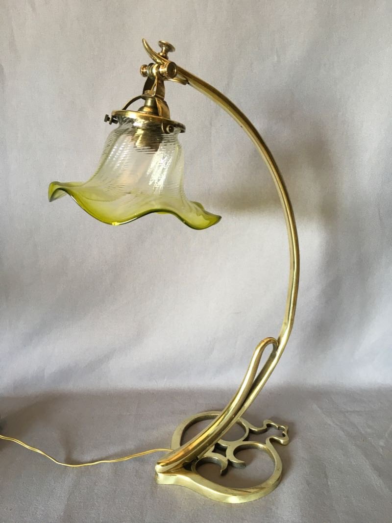 Art Nouveau Heart Lamp / Wall Lamp.-photo-2