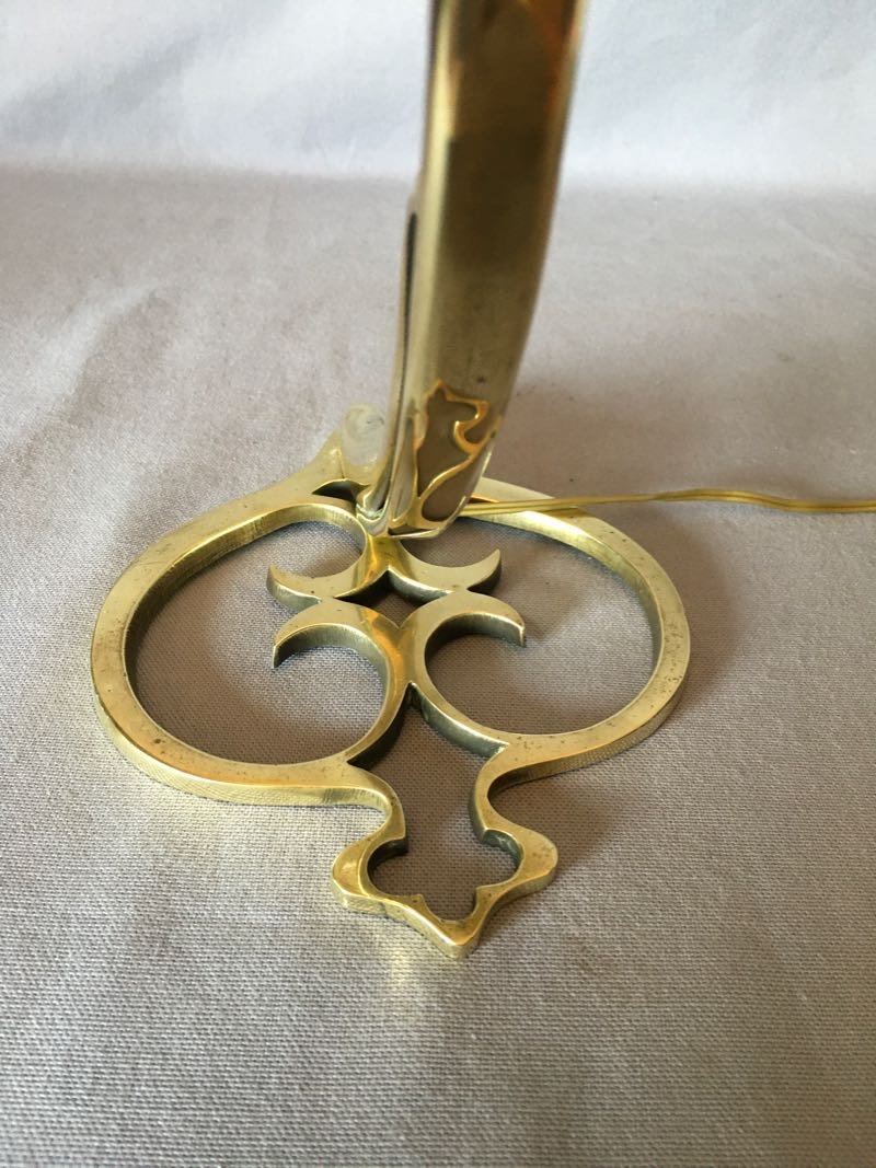 Art Nouveau Heart Lamp / Wall Lamp.-photo-4