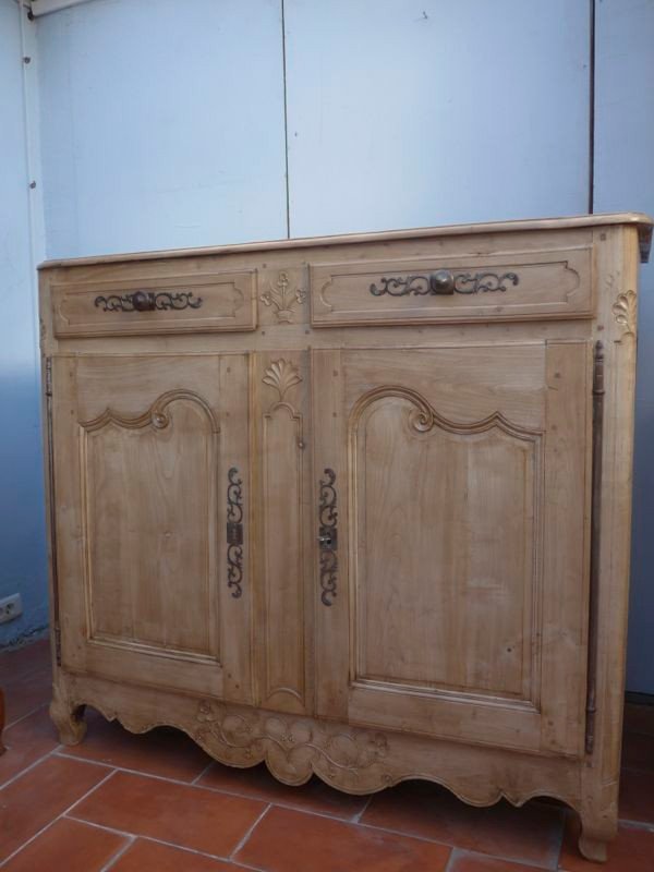 Sideboard In Bleached Cherry Wood-photo-2
