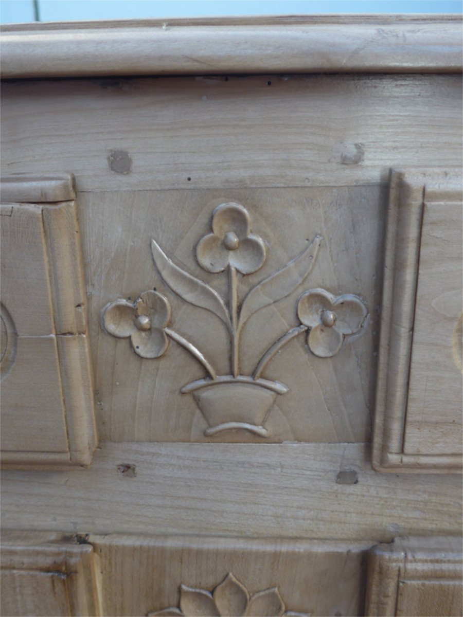 Sideboard In Bleached Cherry Wood-photo-7