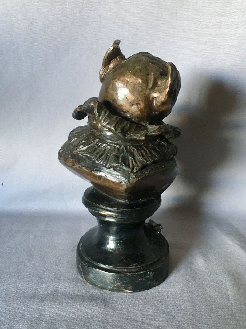 Bronze Humoristique Bouledogue XIXe-photo-2