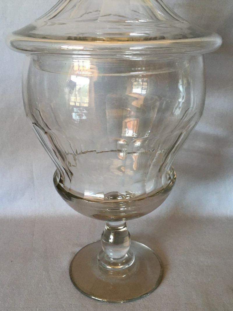 Large Apothecary Jar Or Drageoir-photo-4