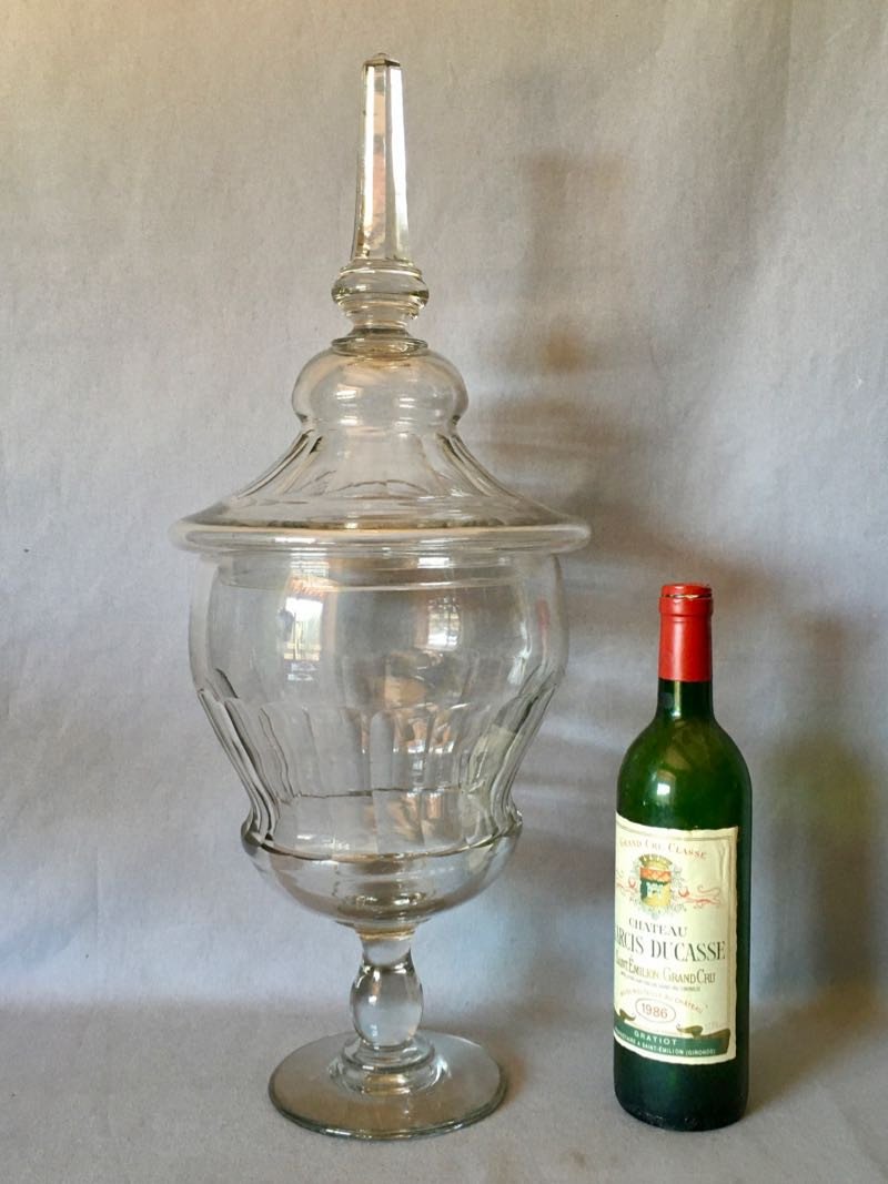 Large Apothecary Jar Or Drageoir