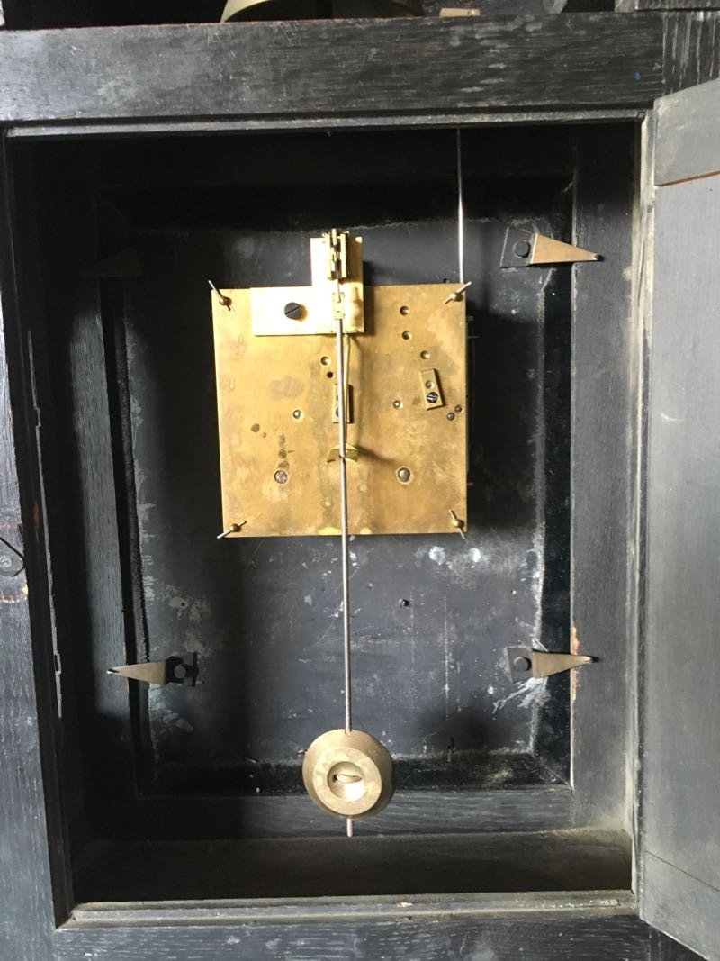 Pendule XIXe Dite Religieuse En Marqueterie Boulle-photo-2