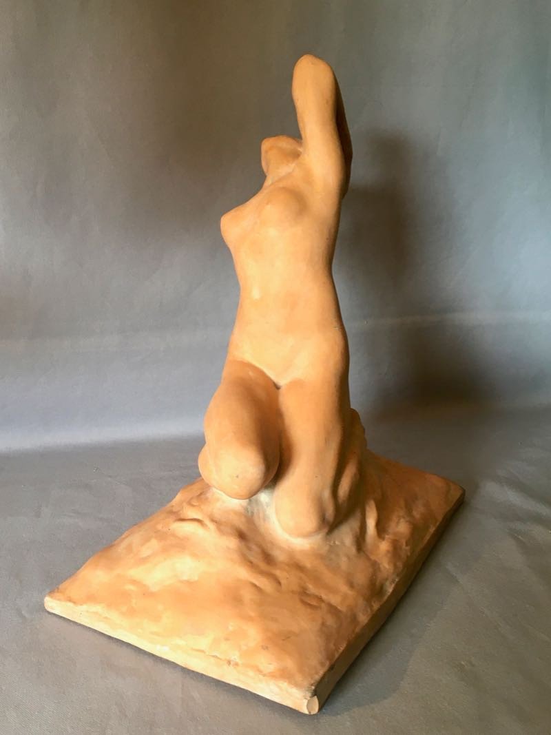Terre Cuite Femme Nue Signée Genarelli-photo-4