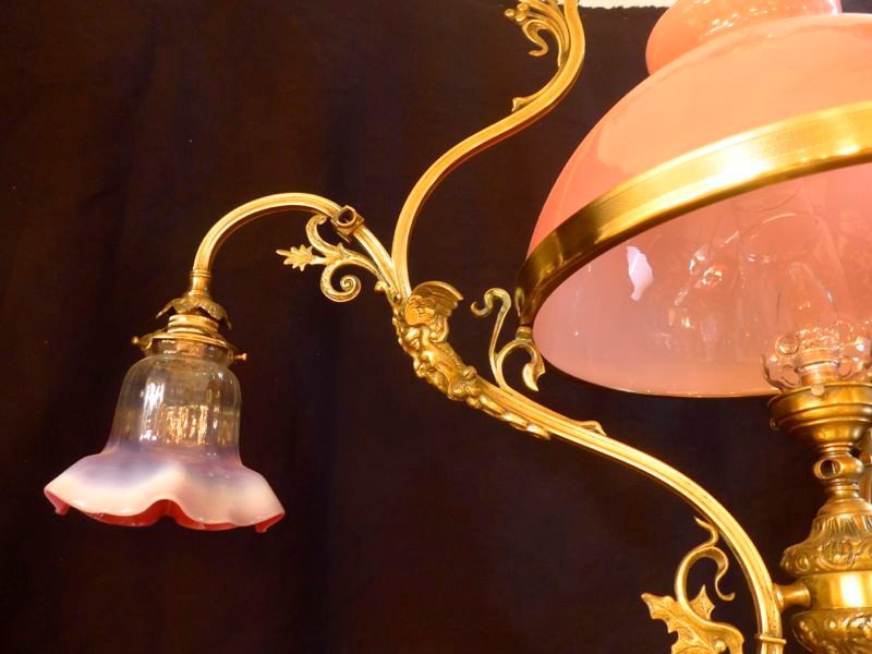 Large Art Nouveau Suspension-photo-2