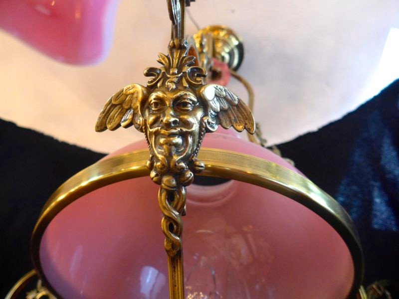 Large Art Nouveau Suspension-photo-3