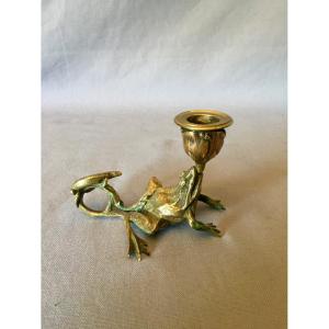 Art Nouveau Hand Candlestick