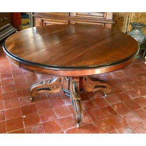 Large Pedestal Table With Extensions Napoleon III