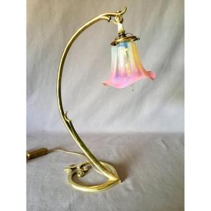 Grande Lampe / Applique Coeur Art Nouveau