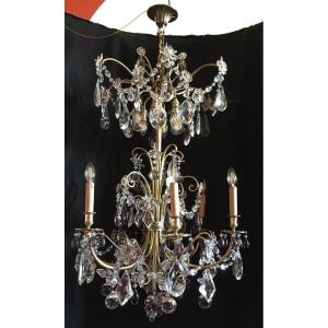 Large Chandelier With Tassels Maison Baguès