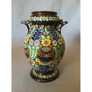 Thoune Varnished Terracotta Vase