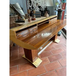 GRAND BUREAU VINTAGE ANNÉES 70 DESIGN ITALIEN