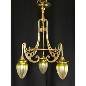Art Nouveau Chandelier